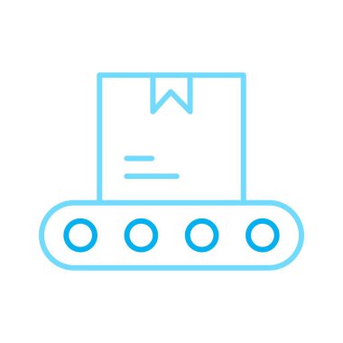 Taşıyıcı simgesi soyut olarak izole edildi 