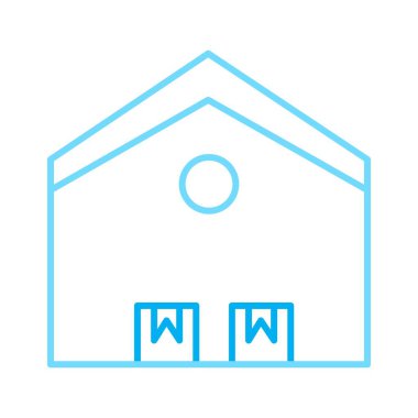 Depo simgesi soyut bir grupta izole edildi