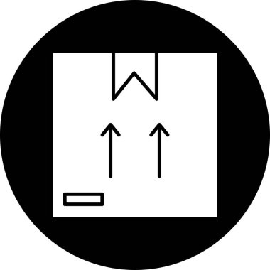 Kutu simgesi soyut bir grupta izole edildi