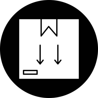 Taşıyıcı simgesi soyut olarak izole edildi 