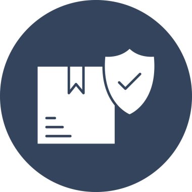  Lojistik Koruma simgesi soyut bir grupta izole edildi