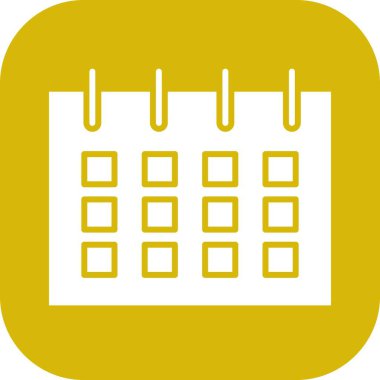 Takvim Simgesi Soyut Arka Gruplamada İzole Edildi