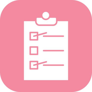 Yapılacaklar listesi simgesi soyut bir grupta izole edildi