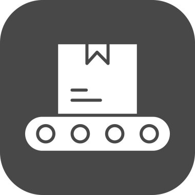 Taşıyıcı simgesi soyut olarak izole edildi 