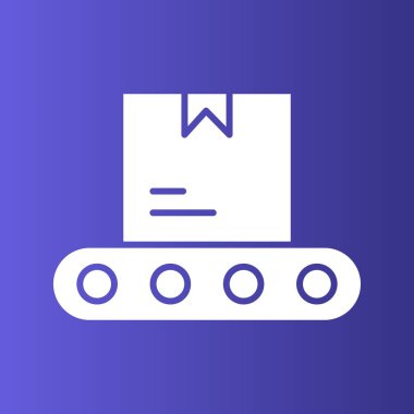 Taşıyıcı simgesi soyut arka grubunda izole edildi