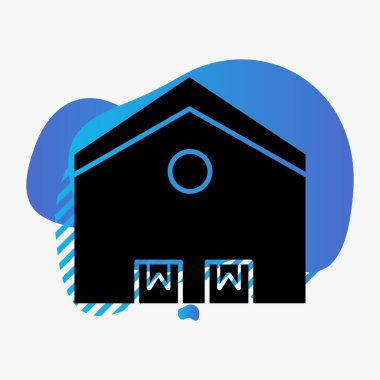 Depo simgesi soyut bir grupta izole edildi