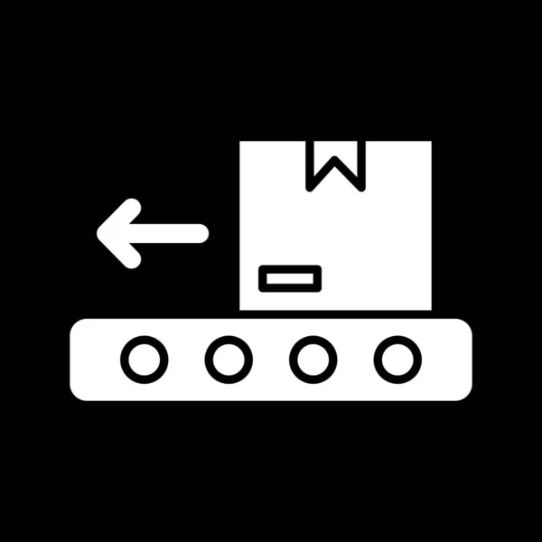 Conveyor Icon Isolated Abstract — Stock Photo, Image