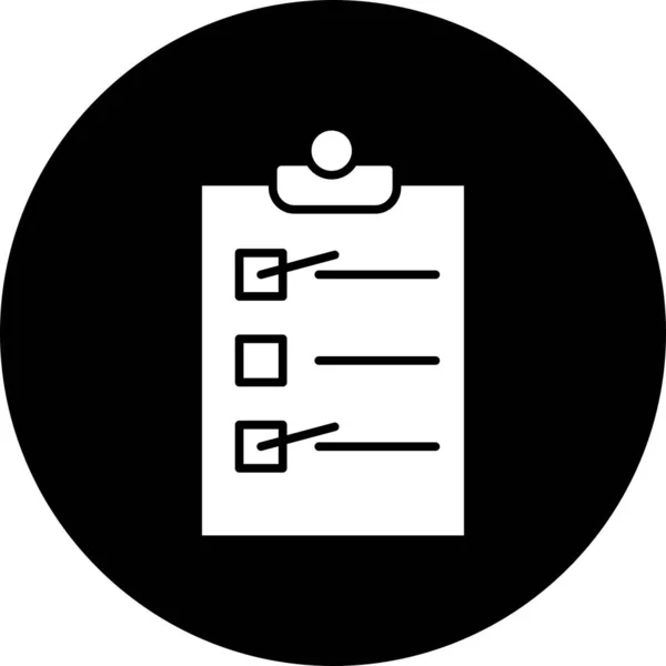 Checklist icon isolated on abstract backgroun