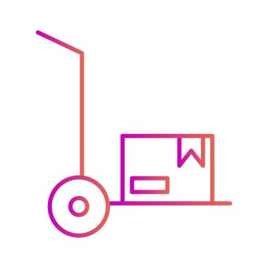 Soyut olarak izole edilmiş bir meşe ağacı simgesi 