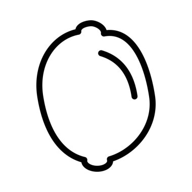 Soyut arka grupta limon simgesi izole edildi