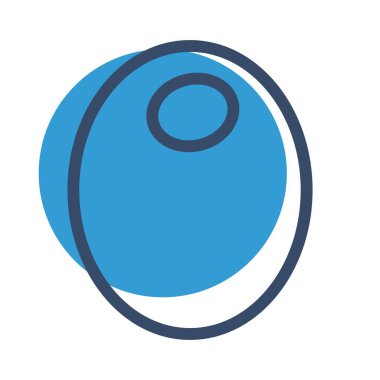 Soyut grupta zeytin simgesi izole edildi