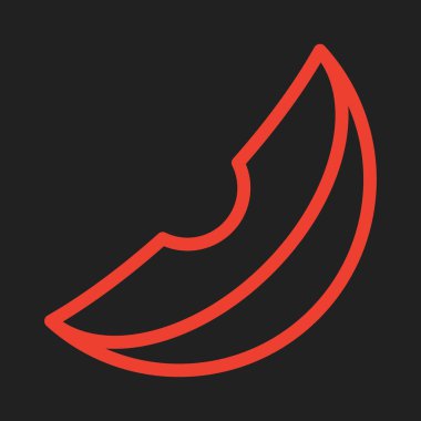 Soyut olarak izole edilmiş mısır simgesi 