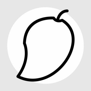 Soyut olarak izole edilmiş mısır simgesi 