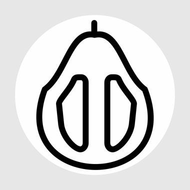 Soyut olarak izole edilmiş mısır simgesi 