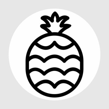 Soyut olarak izole edilmiş mısır simgesi 