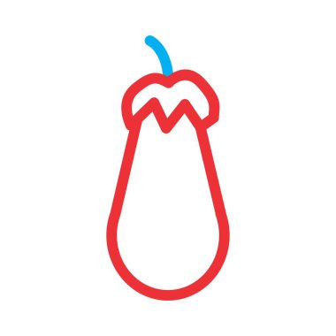 Soyut olarak izole edilmiş mısır simgesi 