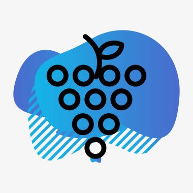 Soyut olarak izole edilmiş turp simgesi 