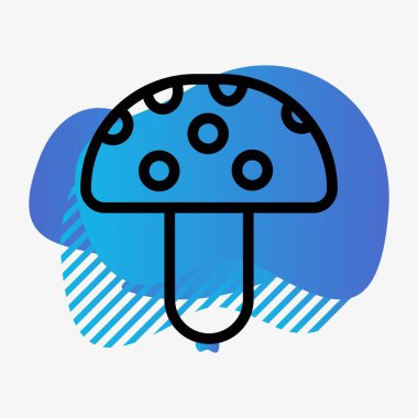 Soyut olarak izole edilmiş turp simgesi 