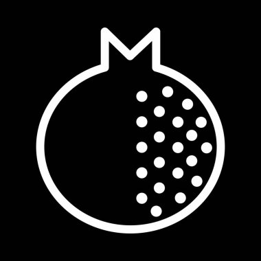 Soyut olarak izole edilmiş turp simgesi 