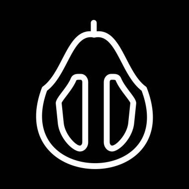 Soyut olarak izole edilmiş turp simgesi 