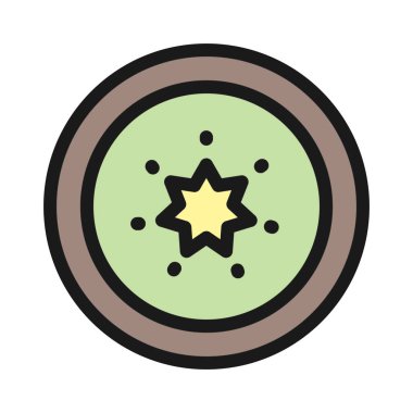 Soyut olarak izole edilmiş turp simgesi 