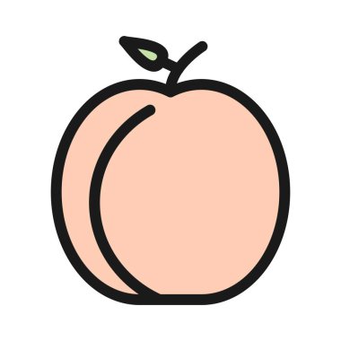 Soyut olarak izole edilmiş turp simgesi 