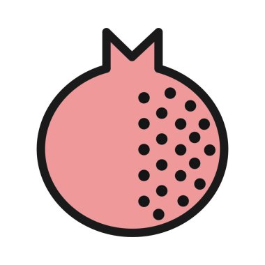 Soyut olarak izole edilmiş turp simgesi 