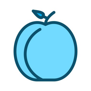 Soyut olarak izole edilmiş turp simgesi 