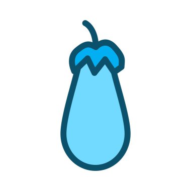 Soyut olarak izole edilmiş turp simgesi 