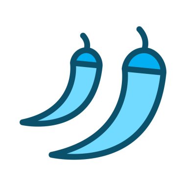 Soyut olarak izole edilmiş turp simgesi 