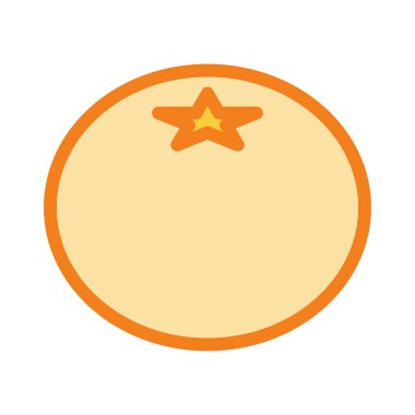 Soyut olarak izole edilmiş turp simgesi 