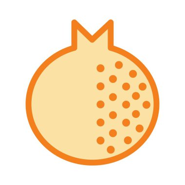 Soyut olarak izole edilmiş turp simgesi 