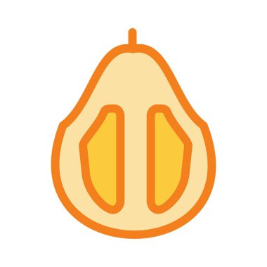 Soyut olarak izole edilmiş turp simgesi 