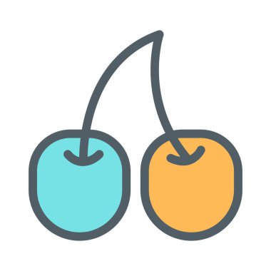 Soyut olarak izole edilmiş turp simgesi 