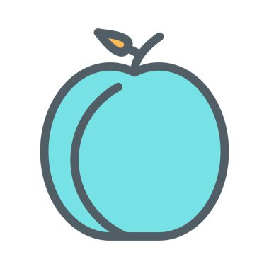 Soyut olarak izole edilmiş turp simgesi 