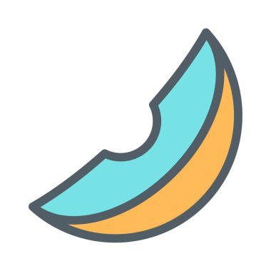 Soyut olarak izole edilmiş turp simgesi 