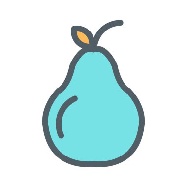 Soyut olarak izole edilmiş turp simgesi 