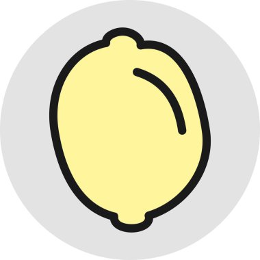 Soyut olarak izole edilmiş turp simgesi 