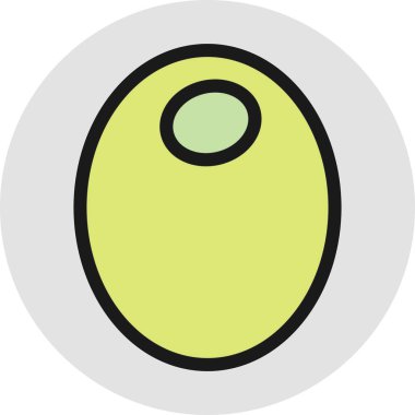 Soyut olarak izole edilmiş turp simgesi 