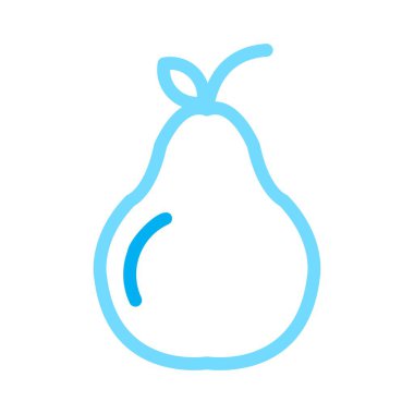 soyut grupta armut simgesi izole edildi