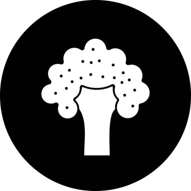 Karnabahar simgesi soyut bir grupta izole edildi