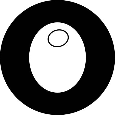 Soyut grupta zeytin simgesi izole edildi