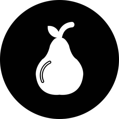 Soyut olarak izole edilmiş turp simgesi 