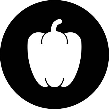 Soyut olarak izole edilmiş turp simgesi 