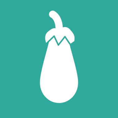 Soyut olarak izole edilmiş turp simgesi 