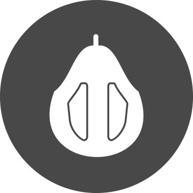 Soyut olarak izole edilmiş turp simgesi 