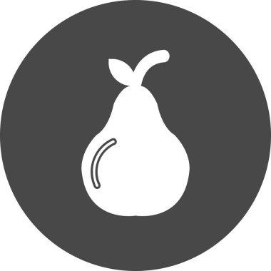 soyut grupta armut simgesi izole edildi