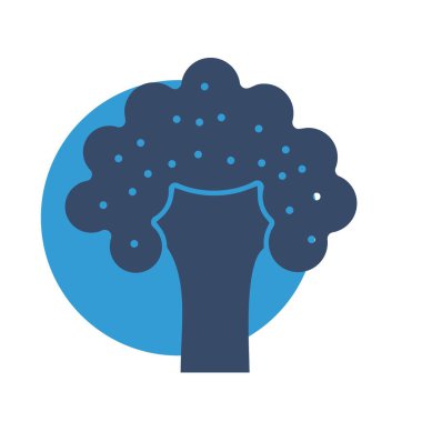 Soyut olarak izole edilmiş turp simgesi 