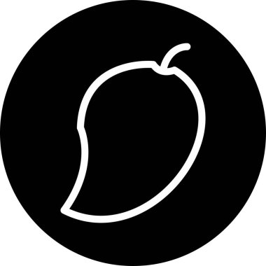 mango simgesi soyut bir grupta izole edildi