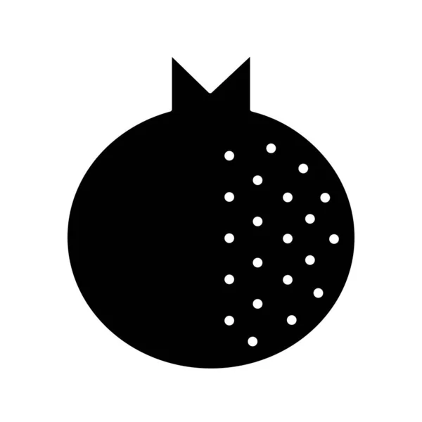 Ikona Granatu Izolowana Abstrakcyjnym Tle — Zdjęcie stockowe